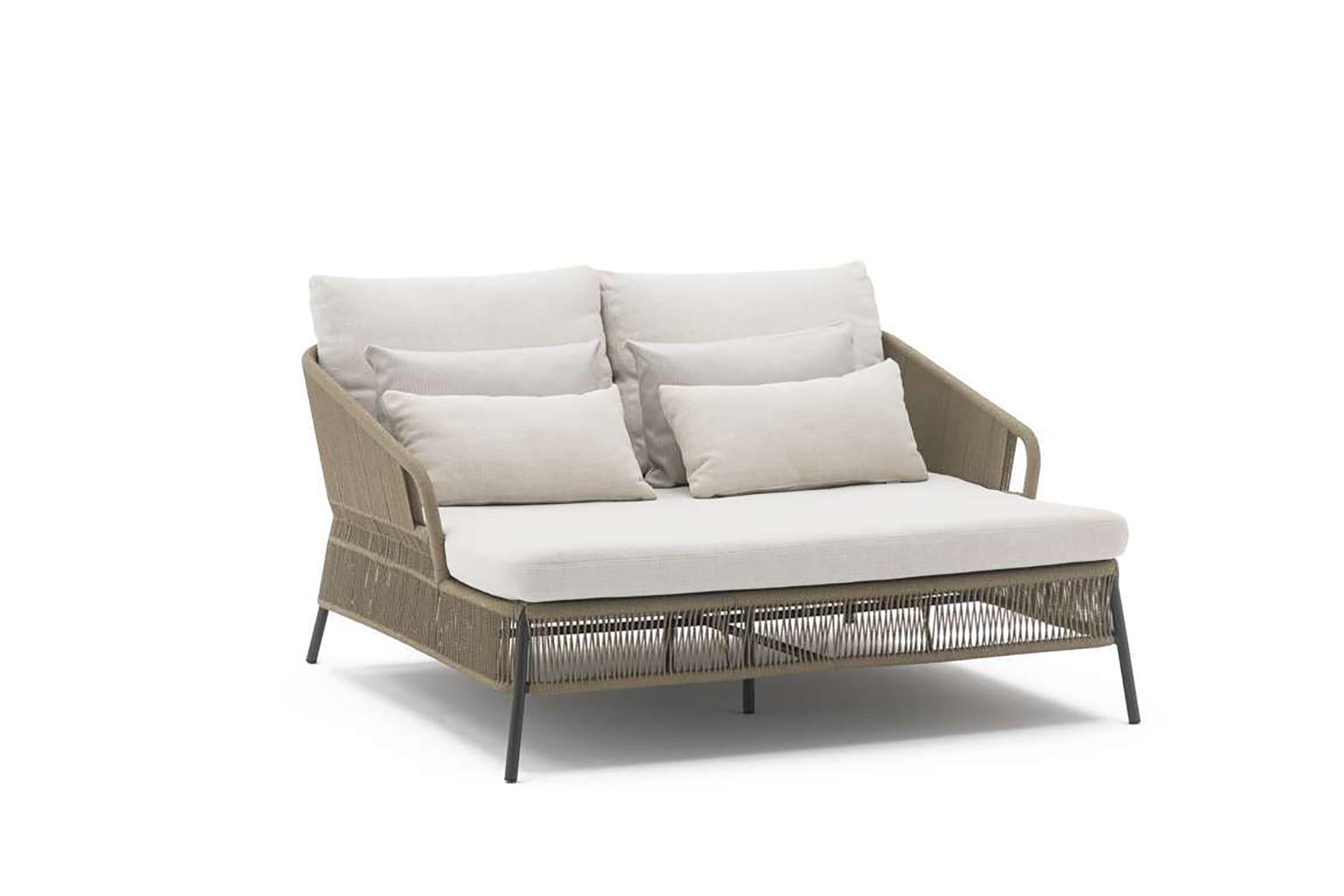 Cricket daybed, pouf and table